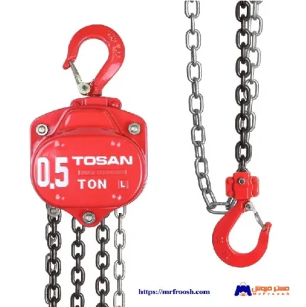 جرثقیل دستی زنجیری 0.5 تن توسن