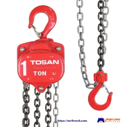 جرثقیل دستی زنجیری 1 تن توسن